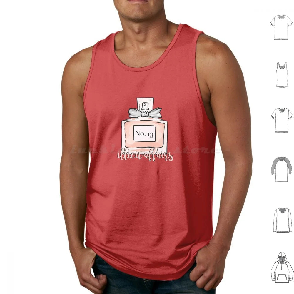 Illicit Affairs Perfume Tank Tops Print Cotton Lyrics Quote Quotes Inspirational Script Typography Cute Pretty Love Lovely