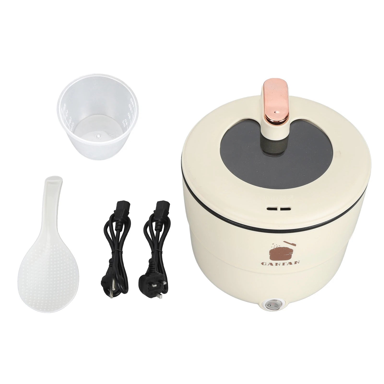 Electric Rice Cooker 1.8L Multifunctional Rice Cooker Maker Double Layers Anti Stick Coating Anti Scald  for Noodles