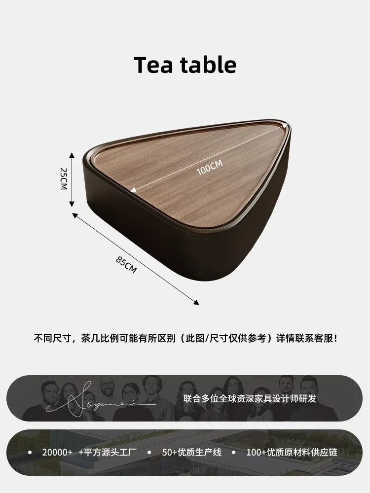 Coffee Table Living Room Small Space Luxury Cream Designer Simple Solid Wood Minimalist Storage Nordic Round Center Furniture