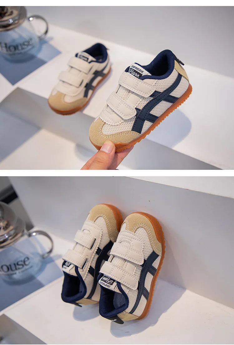 Children's Sneakers Boys Girls Soft Sole Non-slip Casual Student Running Shoes Baby Kids School Sports Shoes Warm Cotton Shoes
