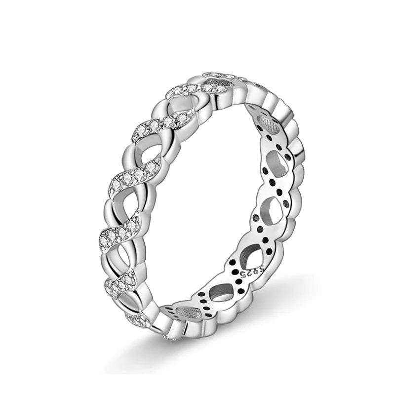 Rings For Women 925 Silver Size 6-9 Ocean Flower Sun Butterfly Heart Hollow Ring Fit For Engagement Weddings Fine Jewelry Gifts