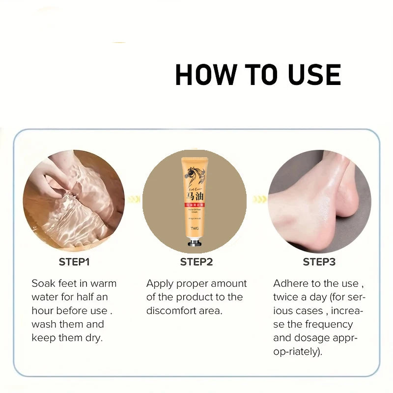 Ma You Qing Foot Cream, Moisturizing Foot Cream, Suitable for Dry Skin, Suitable for Hand and Foot Care for Dry Hands and Feet
