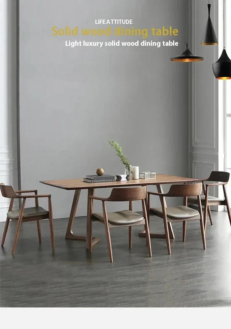 Luxury Stands Dining Table Wooden Design Nordic Modern Dining Table Living Waterproof Mesas De Jantar Dining Room Furniture