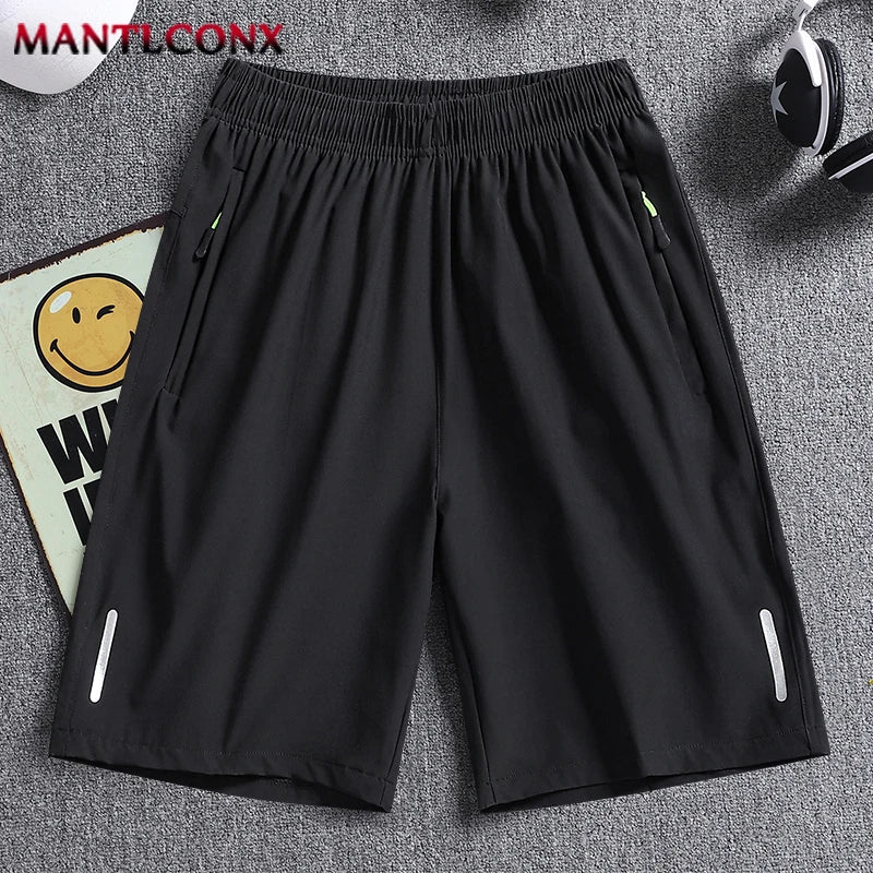 Men's Shorts Summer Football Soccer Sports Short Pants Breathable Drawstring Quick Dry Running Sports Shorts Men Jogging Bottom