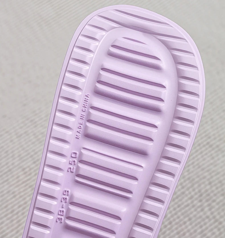 Couple Printting Cute Bear Women Slippers Summer Indoor Soft Cartoon Sandals Bathroom Anti-slip Outdoor Comfy Men Leisure Shoes