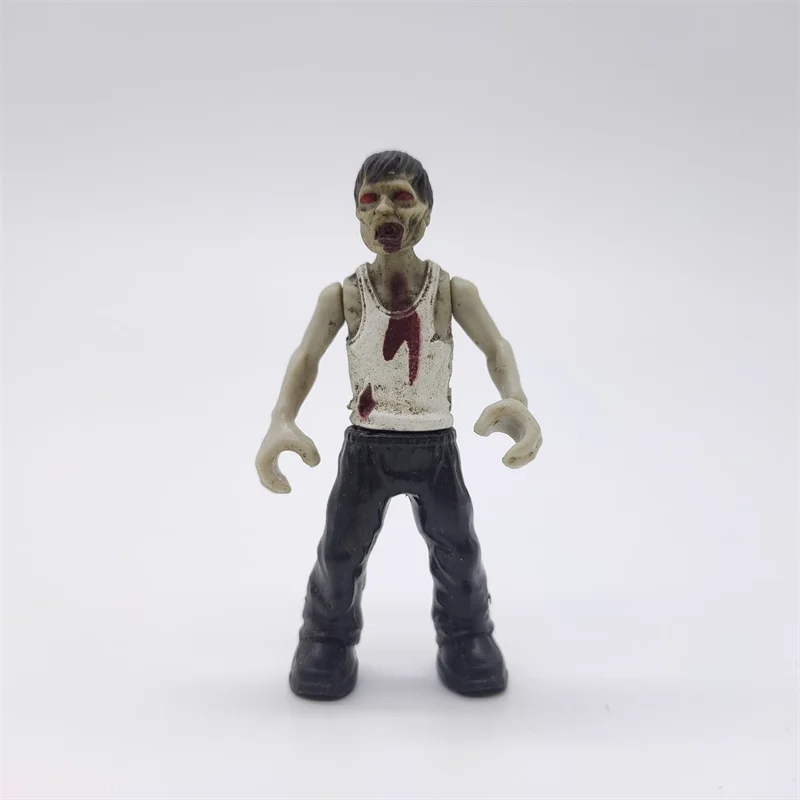 5pcs no repeat 5-6cm walking zombie action Figures Dolls PVC kids collection model toy