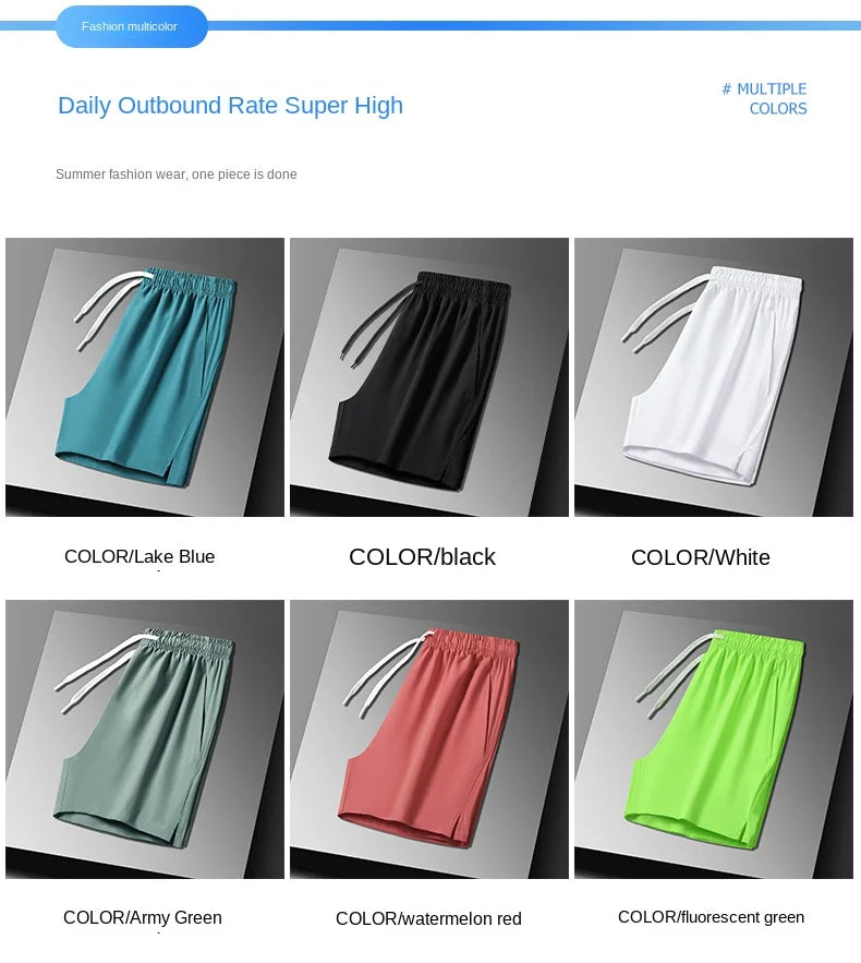 Running Shorts Summer Gym Sportswear Men Jogging Outdoor Sports Shorts Fitness Man Quick Dry Breathable Pants Male Clothing
