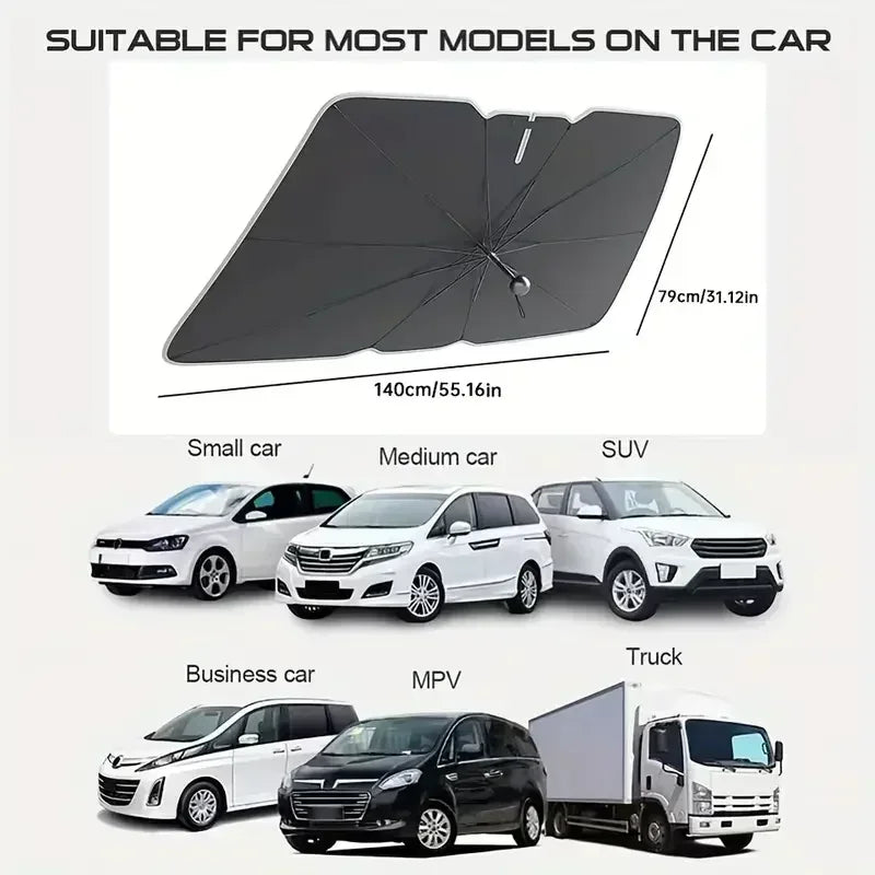 Multi Purpose Convenient Foldable Car Windshield Sunshades Interior Protechor Part Auto Parasol Umbrella Front Covers Amagi