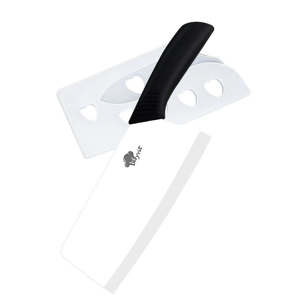 7 inch Ceramic Kitchen Knives Chef Knife White Zirconia Blade Kitchen Knives with Kitchen Tool