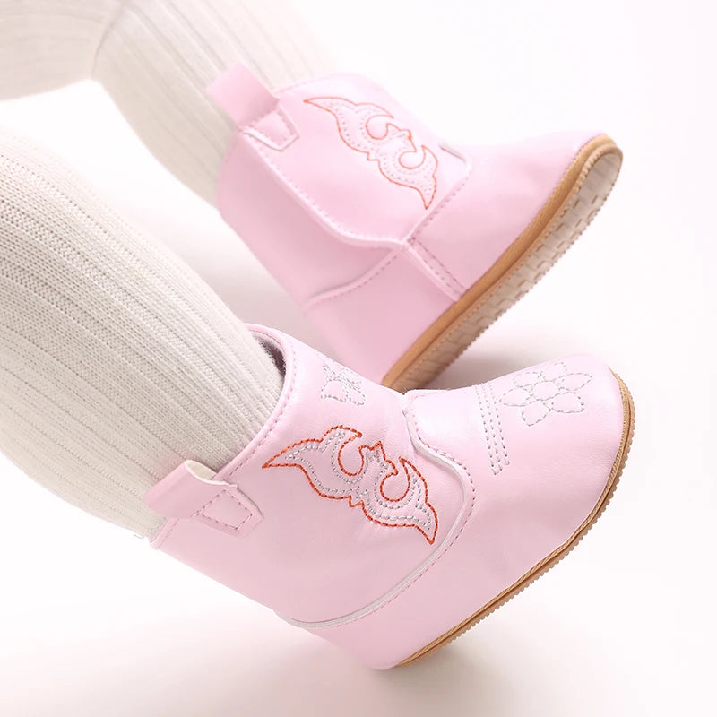 Newborn Baby Boots 0 12 Months Winter Denim First Walkers Boys Girls Warm Casual Western Style