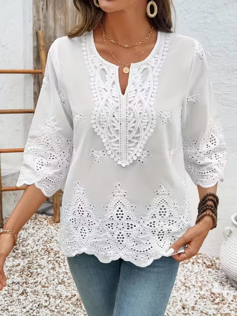 Temperament Loose Woman Shirt Fashion Casual Blouse Elegant long Sleeve Woman Shirt Holiday Weekend Top