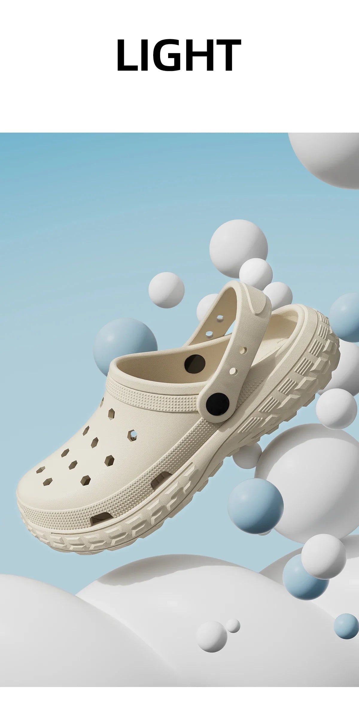 2026 Women and Men's Hole Shoes Summer Non-Slip Outdoor Sandals Closed Toe Shit Feeling Beach Slippers Thick Bottom Soft Bottom