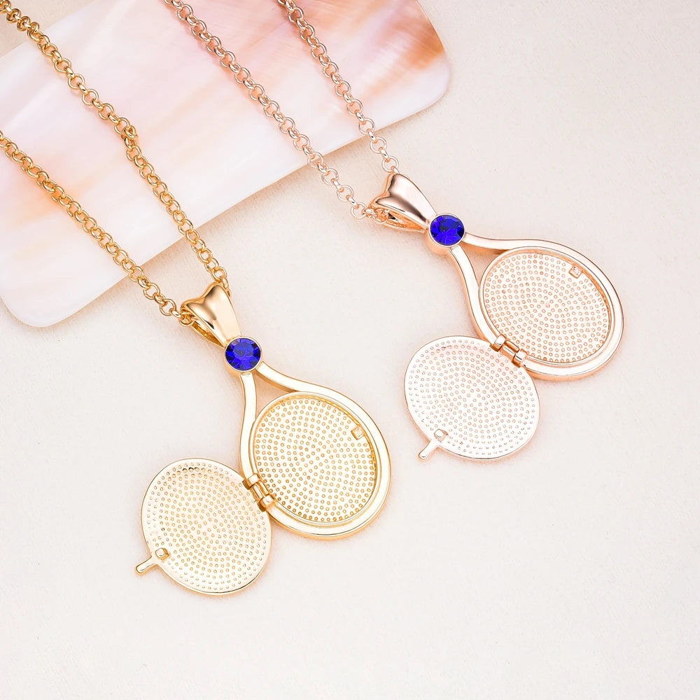 H2O Locket Pendant Necklace Mermaid Silver Color with Crystal Just Add Water Necklaces TV Movies Jewelry for Women Girls