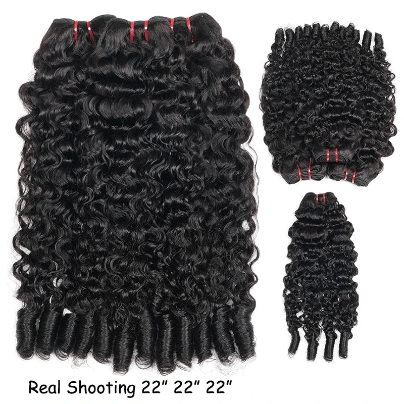 Mink Burmese Curly Bundles 100% Raw Human Hair Bundles Deep Wave 3 4 Bundle Vietnamese Virgin Hair Weave For Women Double Drawn
