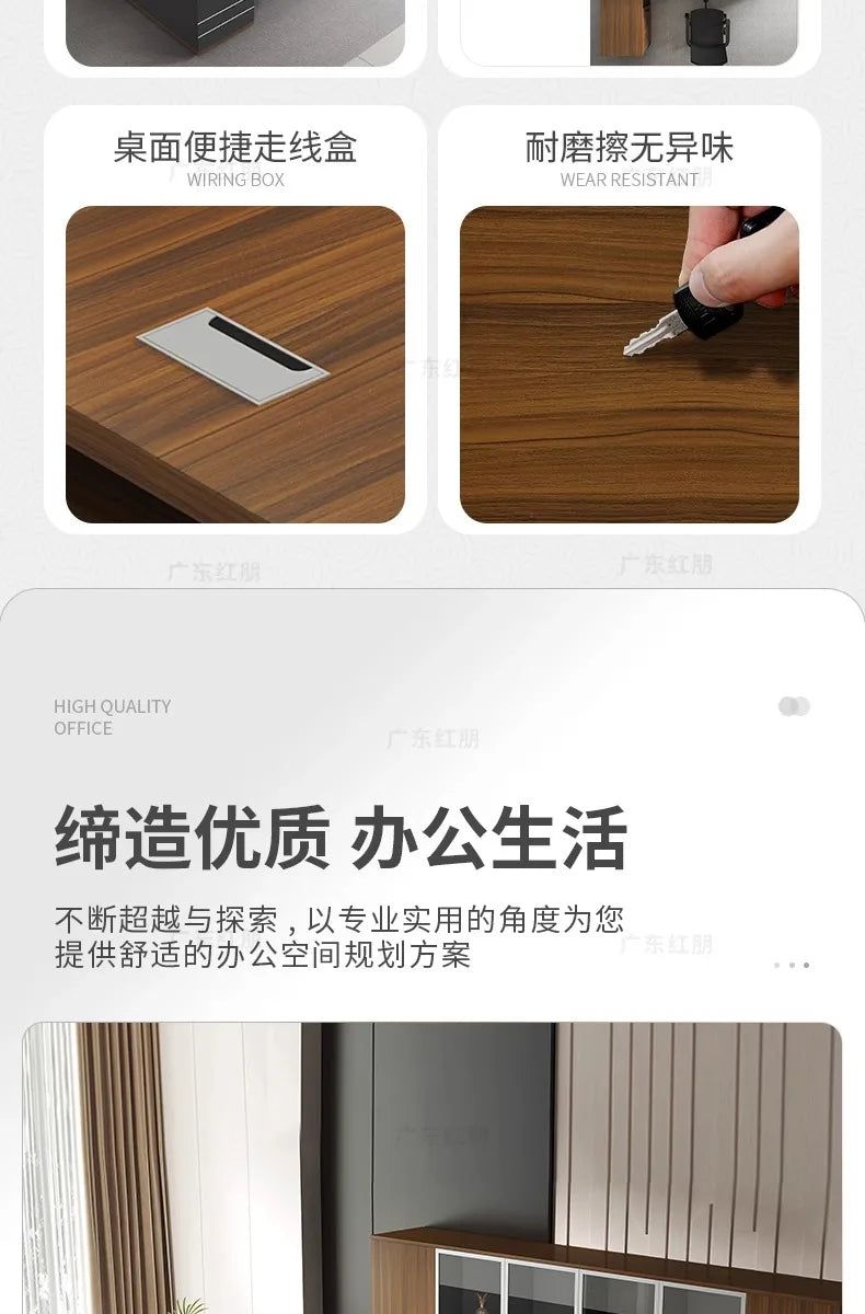 Irregular European Office Desk Lounge Creative Aesthetic Modern Designer Safe Office Desk Shelves Mesa Ordenador Home Furniture