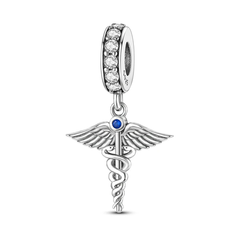 925 Sterling Silver Charms Beads Pendant Tree of Life Dog Elephant Love Heart Charm Fit Original Bracelet DIY Women Jewelry Gift