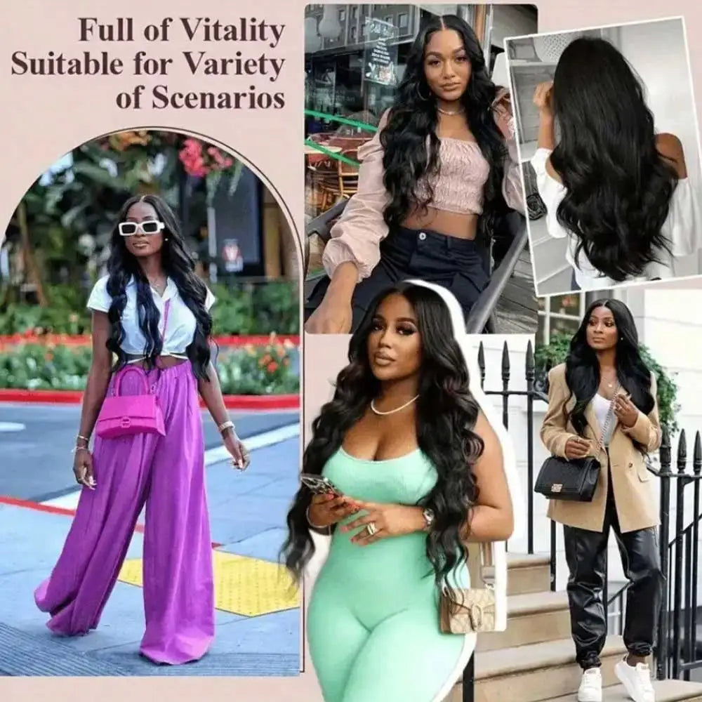 13x6 Lace Front Wigs Human Hair 250 Density Hd Body Wave Lace Frontal Human Hair Wigs For Women Glueless Pre Plucked Black Wig