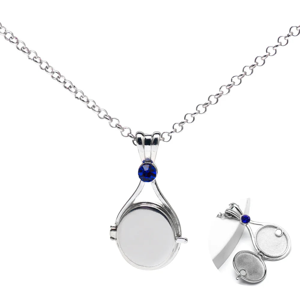 TV Show H2O Just Add Water Cosplay Necklace Mermaid Locket Pendant Necklace for Women Men Choker Jewelry Fan Gift
