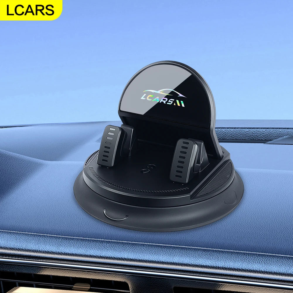 Universal Car Phone Mount Rotatable Dashboard Suction Cup Stand for Mobile Navigation Multi Scene Use in Vehicle and Home