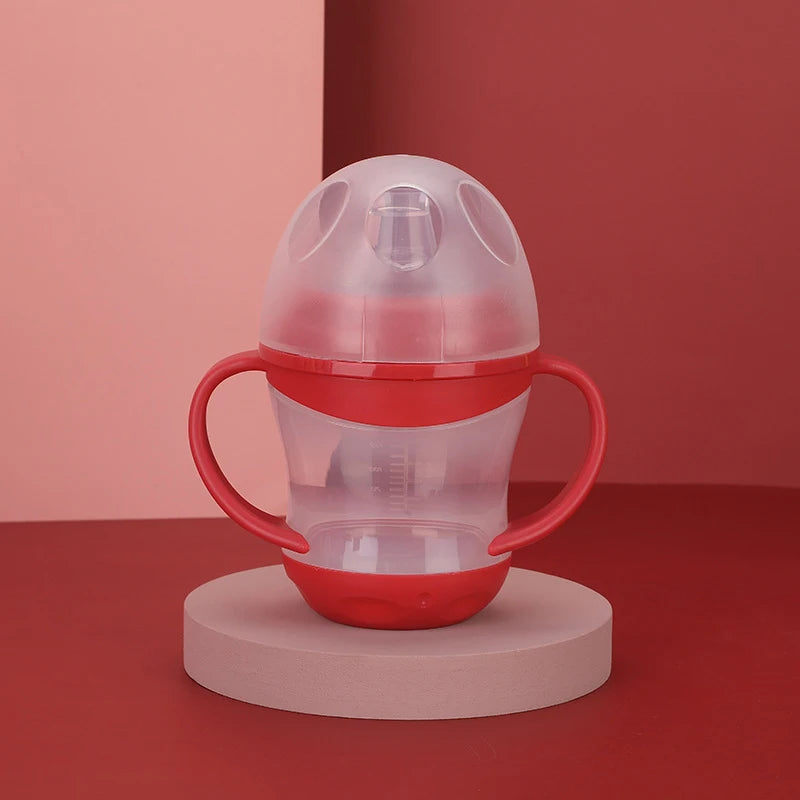 Child Bottle Children's Water Bottle Leakproof Water Bottles Outdoor Portable Children's Cups Infant Training Cups WithHandle