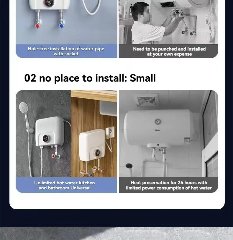 Electric Water Heater Instant Heating With Constant Temperature Variable Frequency Equipment