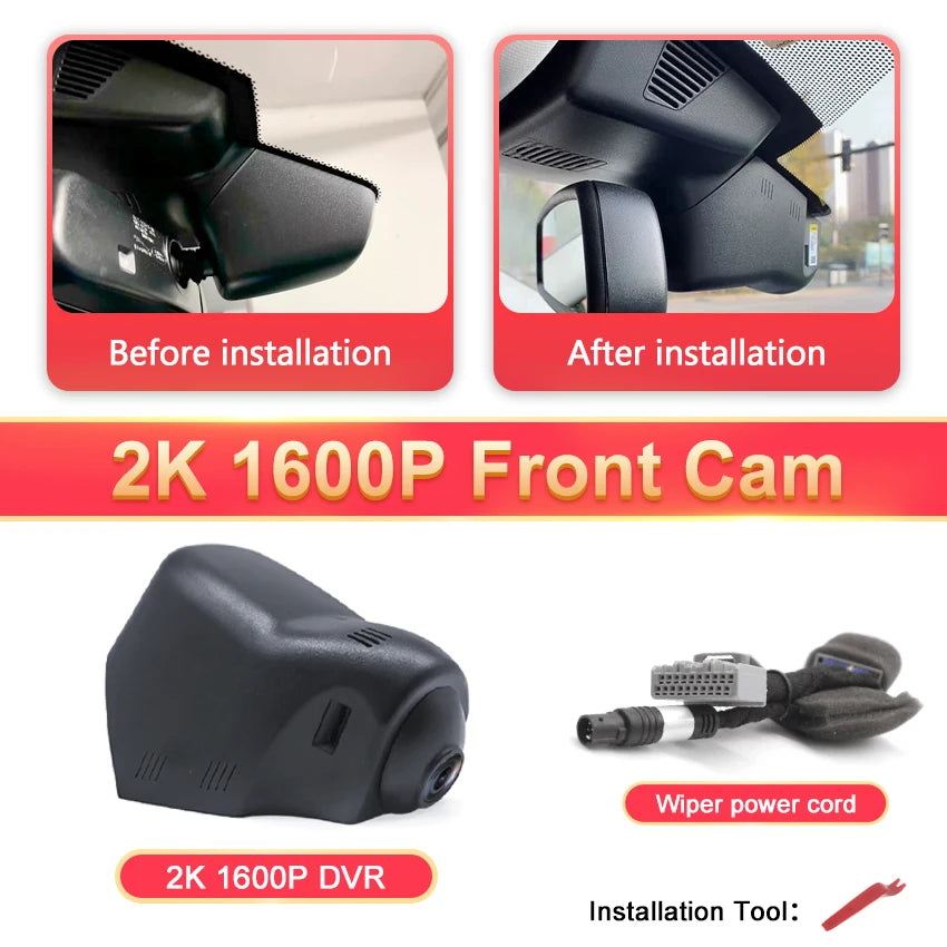 New! 4K Plug and play Car DVR Camera Dash Cam For Land Rover Discovery Sport Range Rover Evoque Jaguar E F PACE XE XF XJ XJL XEL