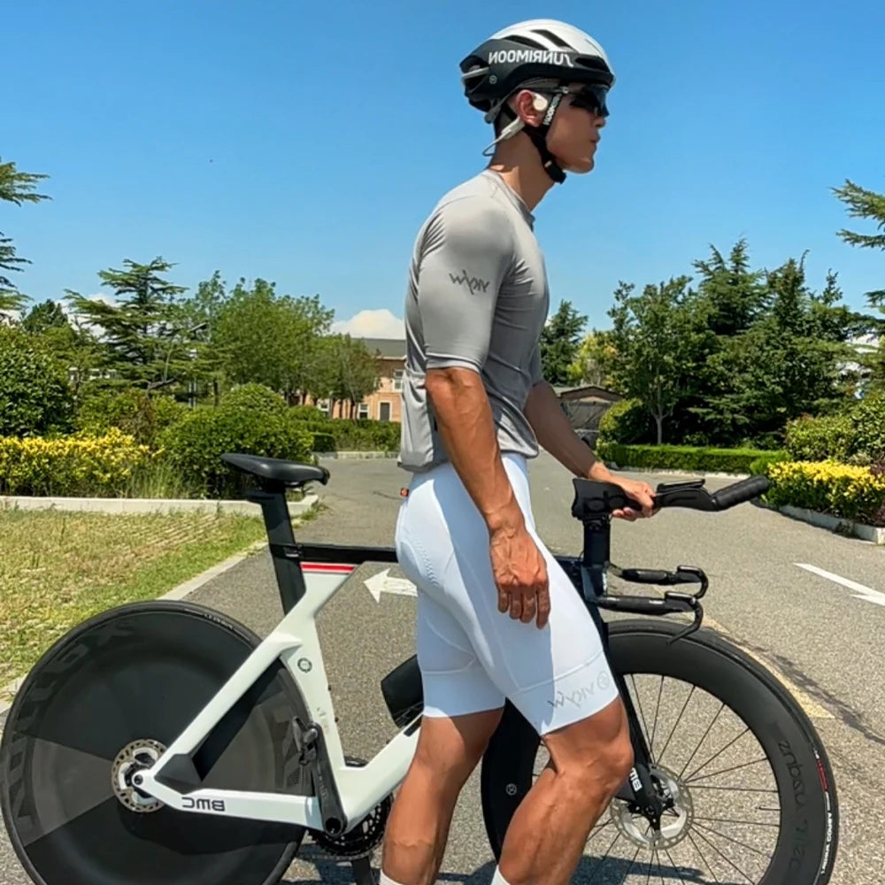 YKYWBIKE Cycling Bib Shorts Men Outdoor Wear Bike Ride 6 Hours Padded Riding Bib Tights Bicycle Men's Cycling Clothing Mtb Short
