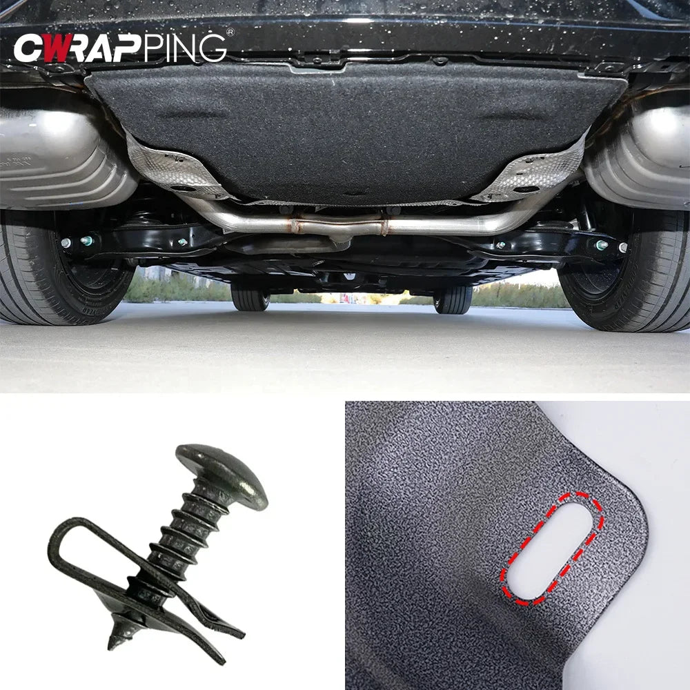 Car Fastener Clip Wholesale U-Type Metal Screw Clip Tool for Engine Undertray Splash Shield Guard Bumper Screw Car Accessories
