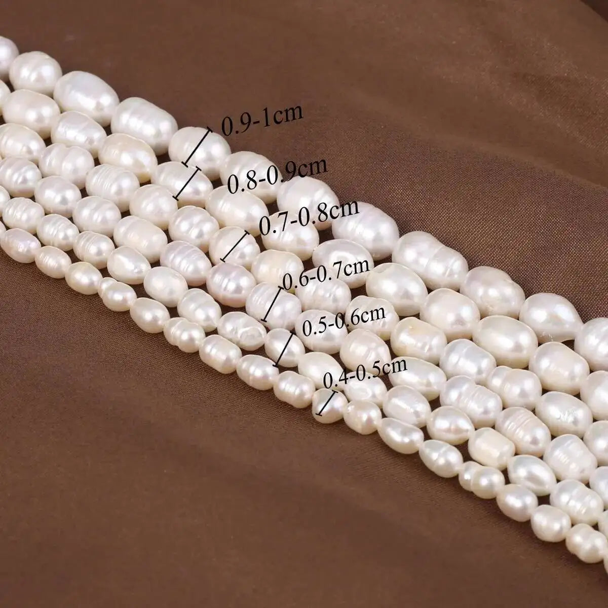 SG Rice A Quality Natural Freshwater Pearls 5-6Mm Loose Spacer Beads For Jewelry Making Supplies DIY Women Necklace Bracelet