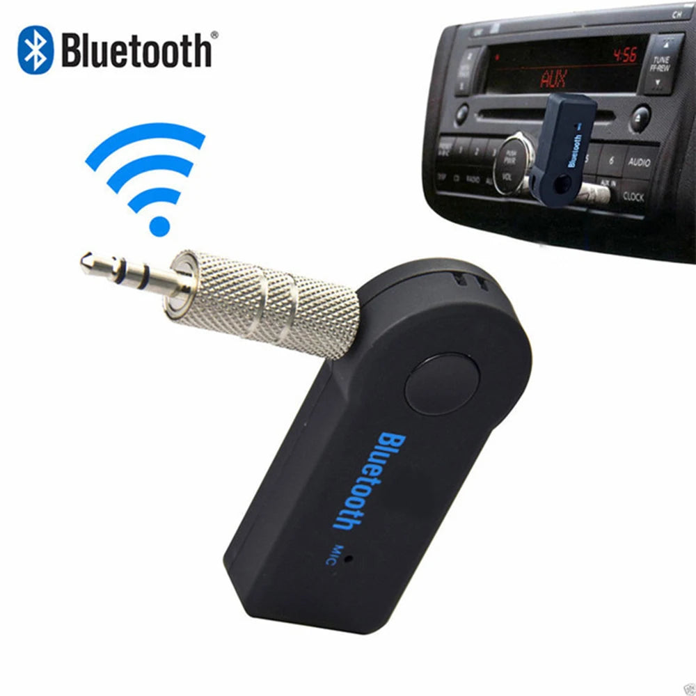 Portable Wireless Bluetooth-compatible Receiver 3.5mm Phone AUX Audio MP3 Car Stereo Music Receiver Adapter