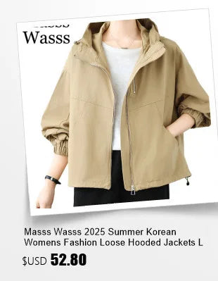 Masss Wasss 2025 Autumn Ladies Classic Fashion Oversized PU Jackets Womems Leisure Faux Leather Coats Loose Vintage Windbreakers
