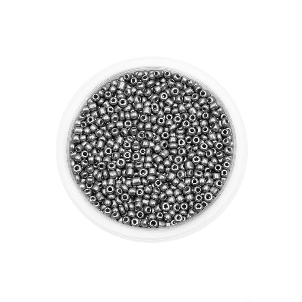 300/600Pcs 3/4mm Charm Glass Beads Czech Seed Beads Small Round Loose Beads for DIY Jewelry Making Earrings Bracelet Wholesale