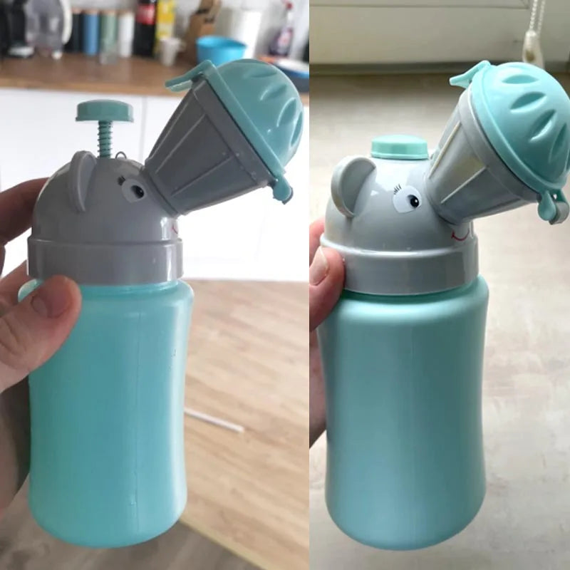 Emergency Portable Kids Urinal Outdoor Car Travel Shrinkable Toilet Pee Bottle 600/750ml Anti-leakage Boy Girl Training Potty
