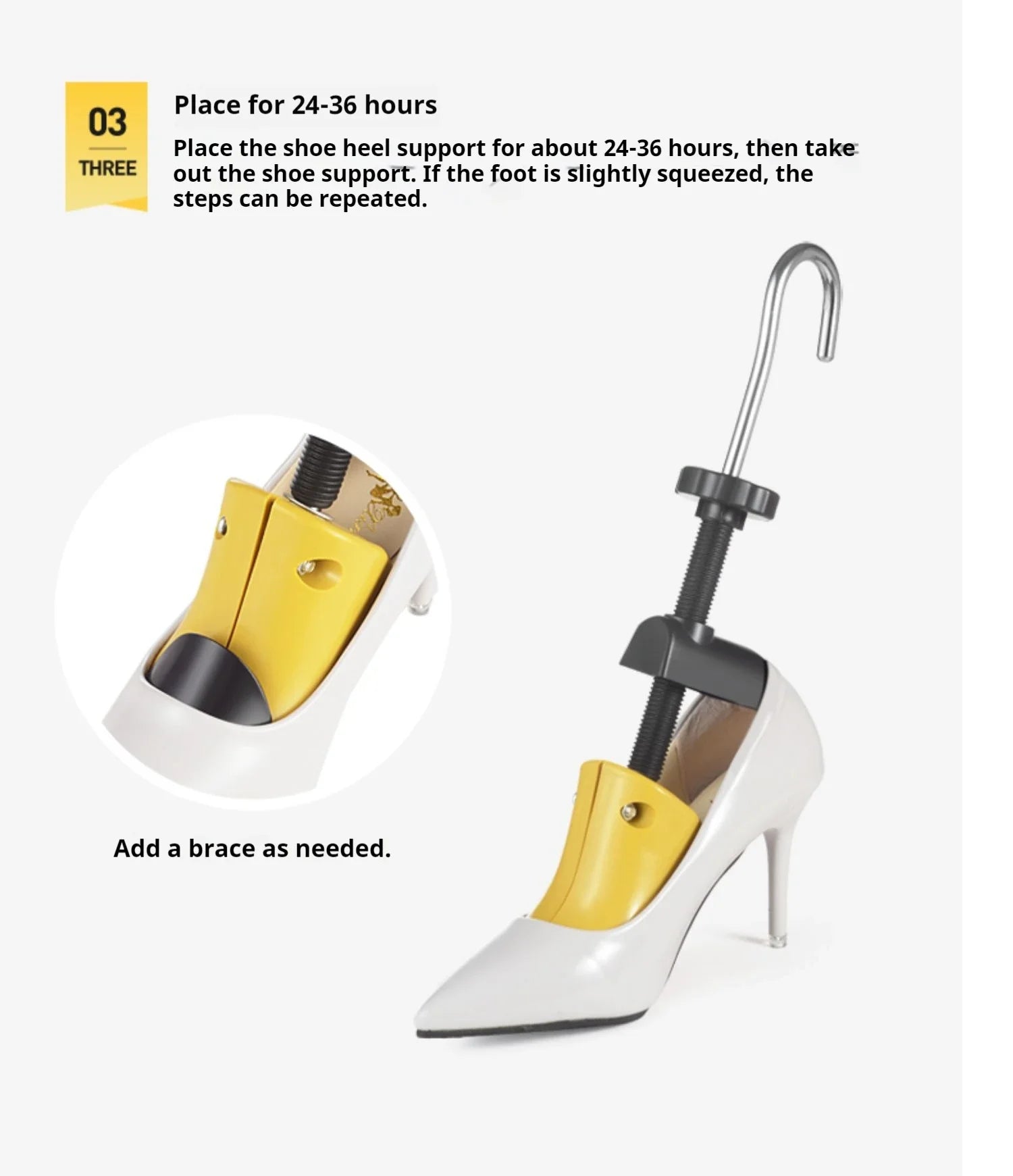 1 Piece Shoe Stretcher Shoe Trees Adjustable Length Width for Men and Women