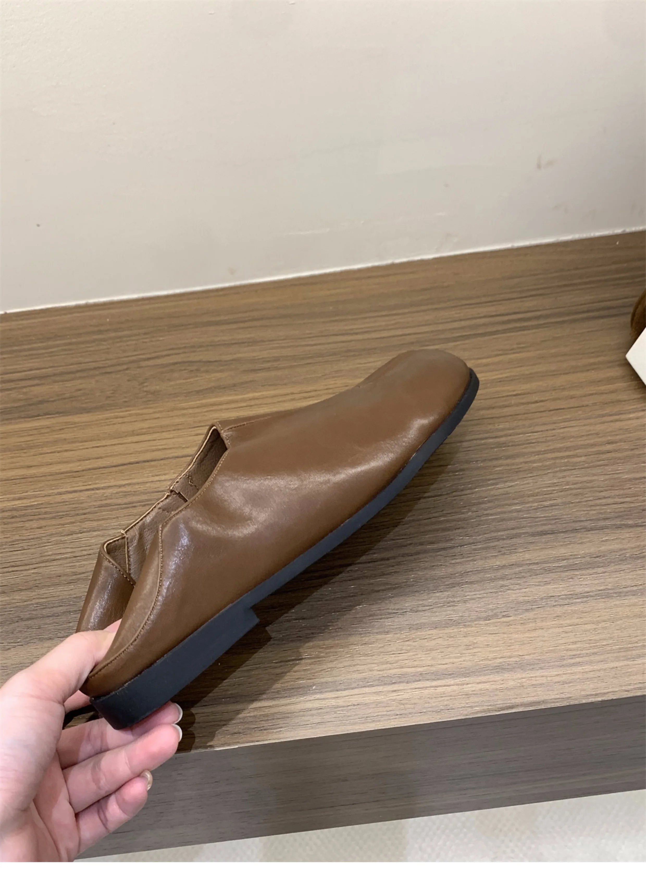 2025 Japanese Style Tabi Ninja Shoes Women Retro Suede Flats Split Hoof Toe Boat Shoes Femme Mary Jeans Mocasines Ballerina Shoe