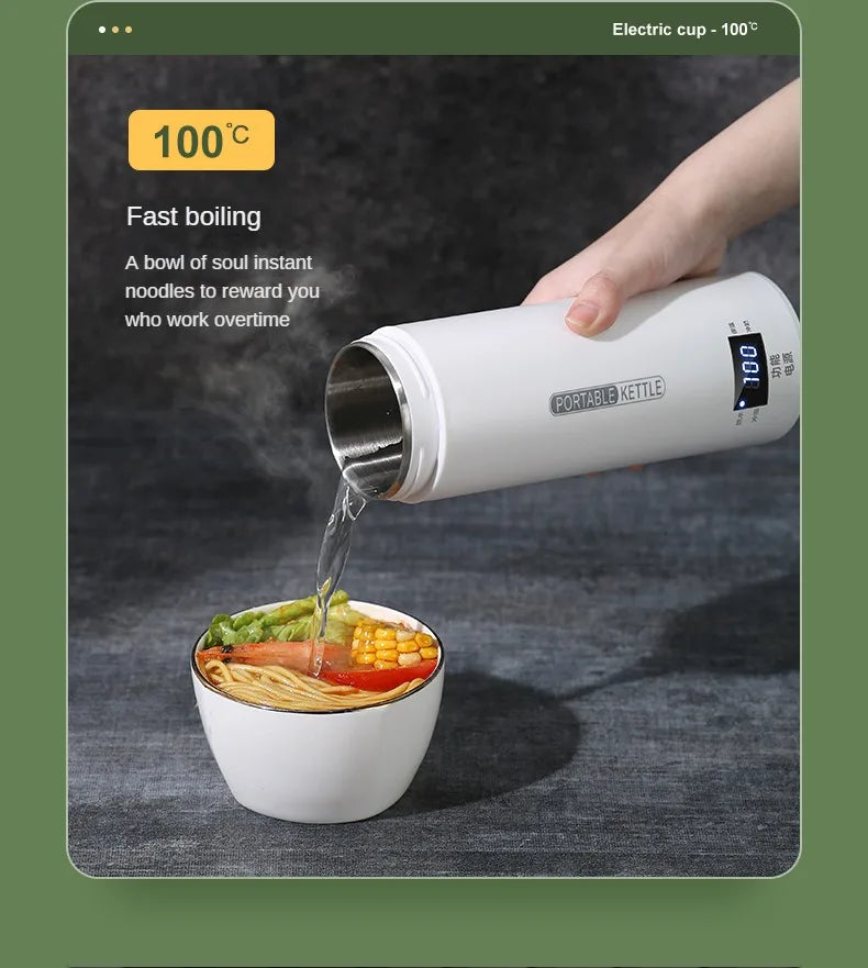 Travel Electric T Kettle Fast Boiling Water Portable baby Milk Warmer Kettle 304 Stainless Steel Thermo Kettles