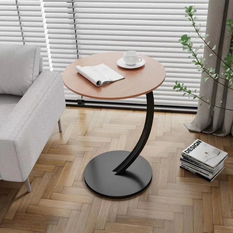 Coffee table small table removable sofa side table living room minimalist round table bedside table side table shelf minimalist