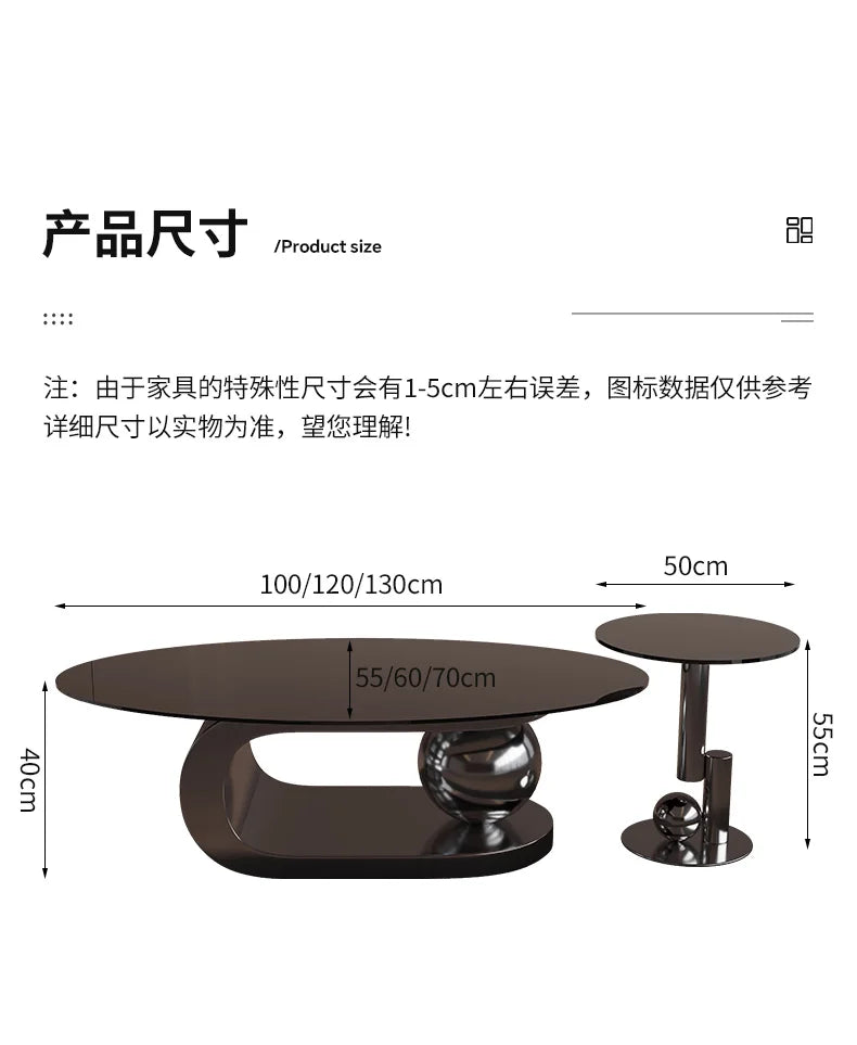 Round Trendy Coffee Table Exquisite Luxury European Trendy Coffee Tables Simple Beauty Mesa Auxliar Living Room Furniture