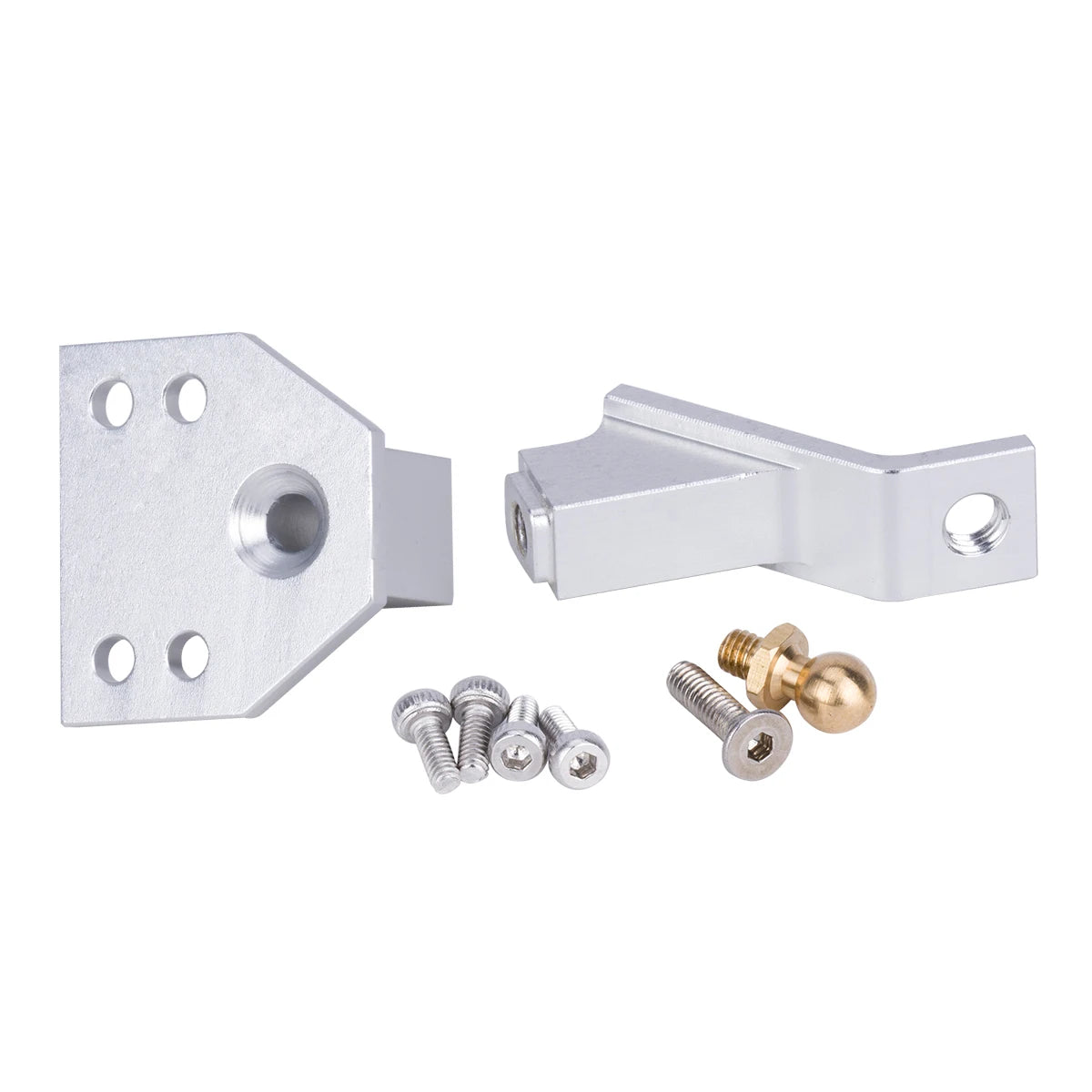 1Pcs CNC Aluminum RC Trailer Hook Drop Hitch Receiver for 1/10 RC Crawler Car D90 Upgrade Parts