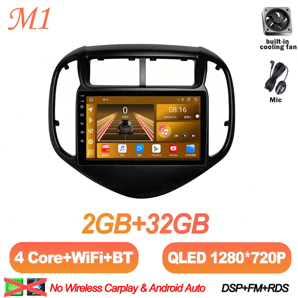 Android 16 For Chevrolet Aveo Sonic 2017-2021 Car Radio Stereo Head Unit Multimedia Video Player Mirror Link Touch Screen 2 din