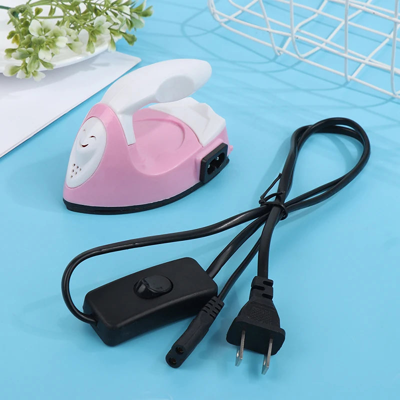 Mini Craft Iron Electric Iron Portable Handy Heat Press DIY Small Iron For Ironing Clothes Laundry Appliances EU/US Plug