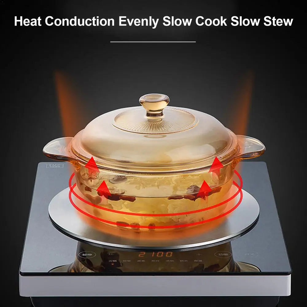Stainless Steel Heats Conduction Plates Induction Cooker Diffuser Plate Electric Stove Protector Kitchen Cooking Accessories