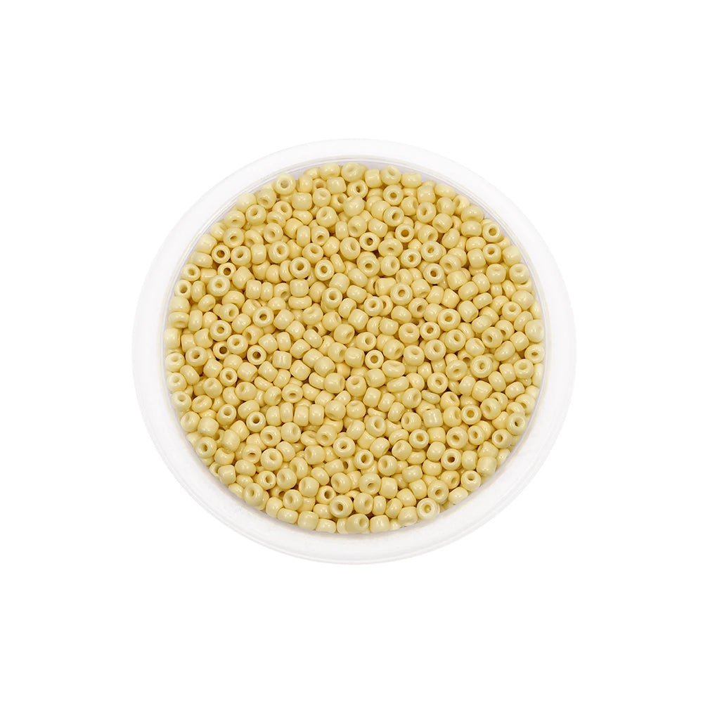 300/600Pcs 3/4mm Charm Glass Beads Czech Seed Beads Small Round Loose Beads for DIY Jewelry Making Earrings Bracelet Wholesale