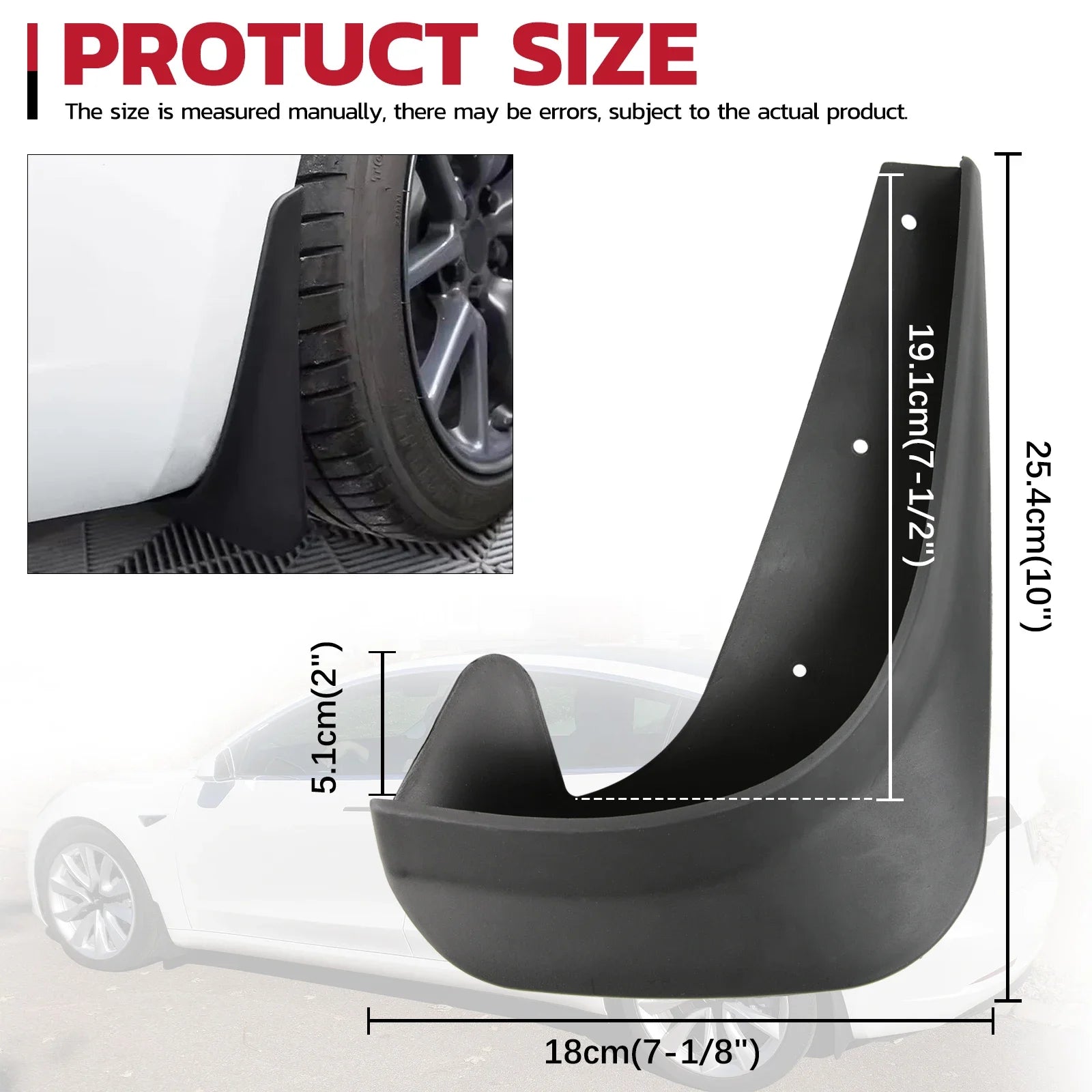 4pcs Universal Car Fender Mud Flaps Splash Guards MudFlaps Front Rear Wheel Mudguards Auto Accessories Splash Guards MudFlaps