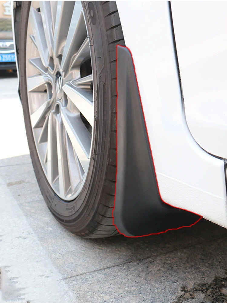 4pcs Set Car Tire Fender Universal Front Rear Wheel Mud Flaps Splash Guards MudFlaps with Screw Automobile Protector Accessories