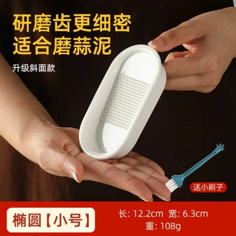 European Ceramic Garlic Grinder Kitchen Vegetable Cooking Food Grinder Manual Ginger Grinder Kitchen Tools Kitchen Accessories