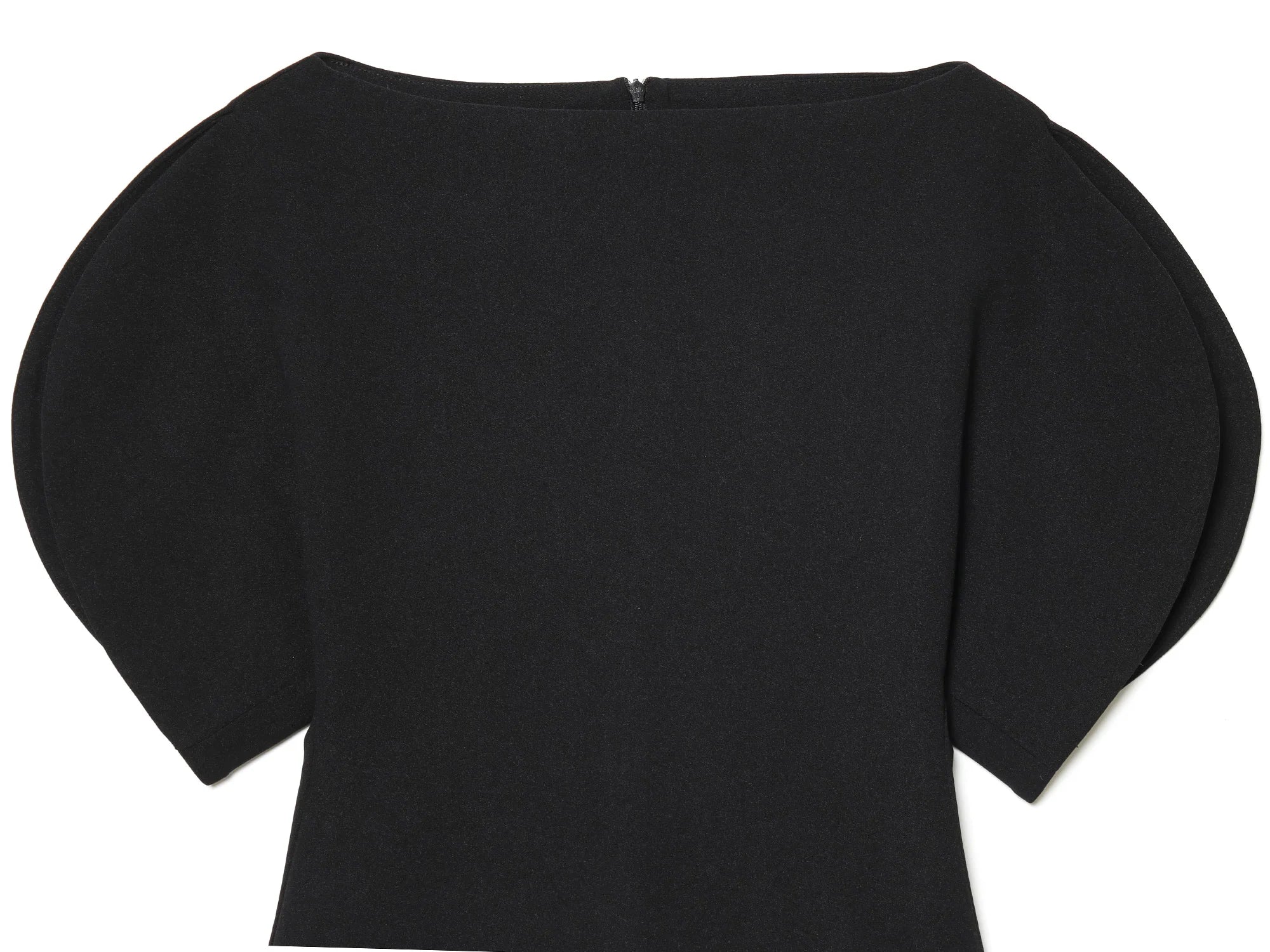 HH Women Elegant Solid Puff Sleeve Blouse Asymmetrical Hem O Neck T-Shirts 2026 Spring Fashion Female Streetwear Y2K Tops