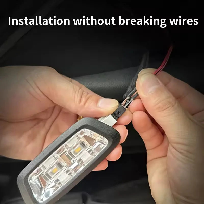 Car Trunk LED Strip Lights for The Interior Decoration of The Vehicle, Featuring Neon Lights and DIY Ambient Light Strips