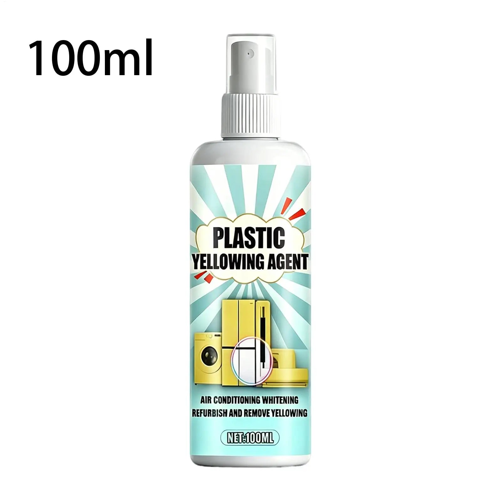 100ml Plastic Remove Yellowing Cleaning Agent Air Conditioning Washing Machine Renovation Anti Oxidation Appliances Remove