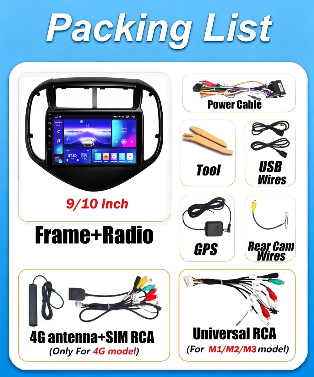 Android 16 For Chevrolet Aveo Sonic 2017-2021 Car Radio Stereo Head Unit Multimedia Video Player Mirror Link Touch Screen 2 din